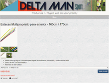 Tablet Screenshot of deltamansport.com